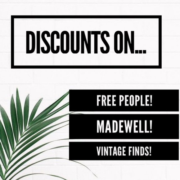▪️HUGE MARKDOWNS ▪️Free People! Madewell! Vintage! - Picture 1 of 1